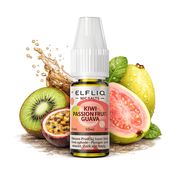 Elfbar ElfLiq 10 ml Kiwi Passion Fruit Guava 20mg