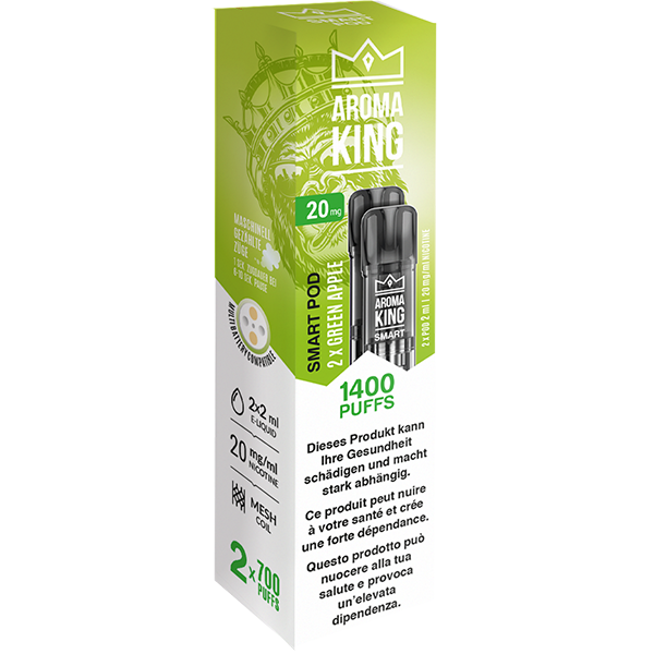 Aroma King SMART 2 Pods Green Apple 20mg