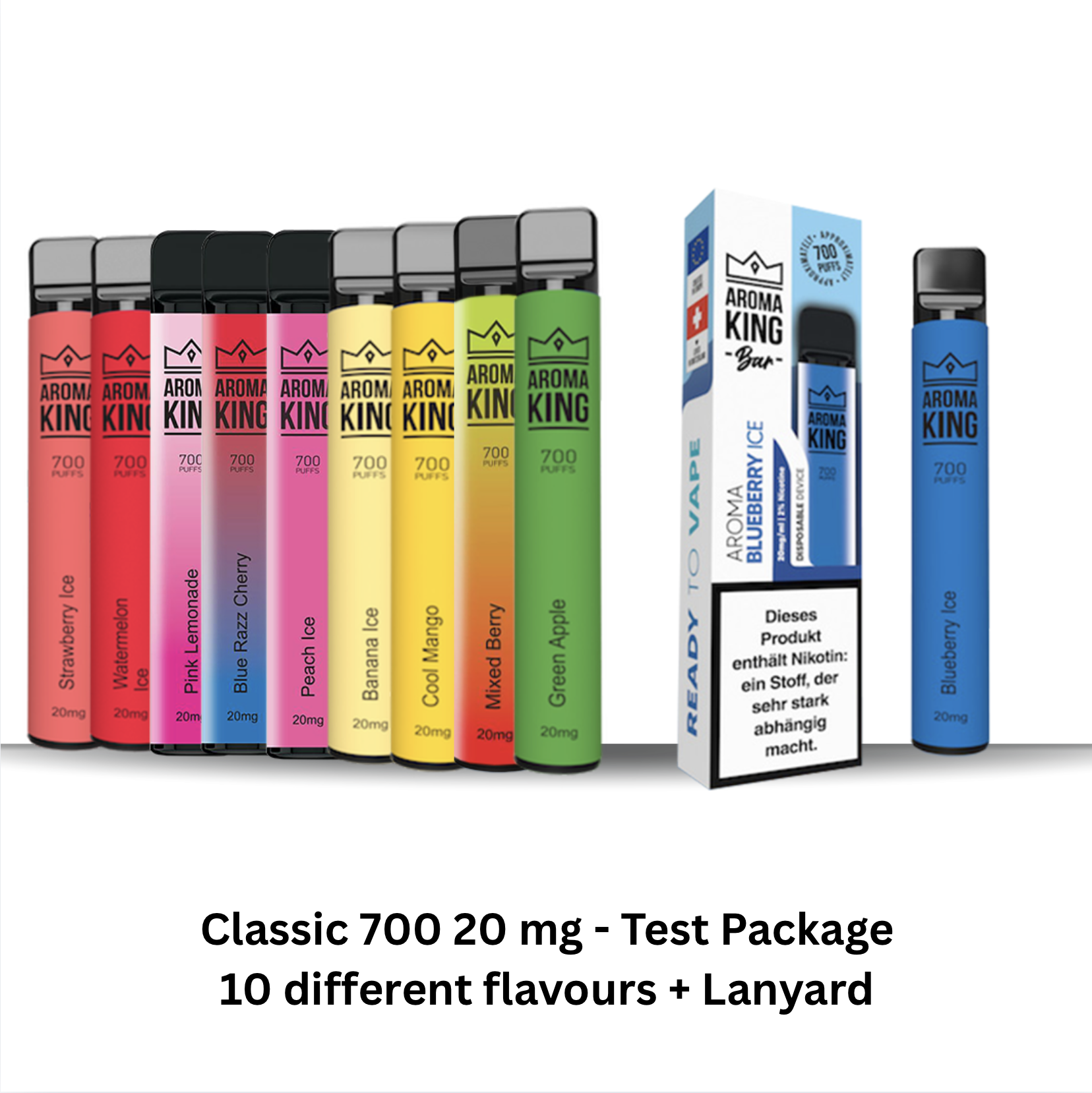 Classic 700 20mg test package
