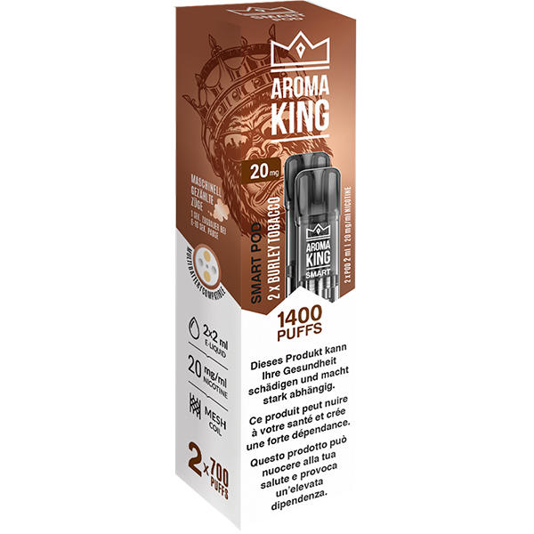 Aroma King SMART 2 Pods Burley  Tobacco 20 mg 