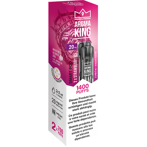 Aroma King SMART 2 Pods Strawberry Ice 20mg