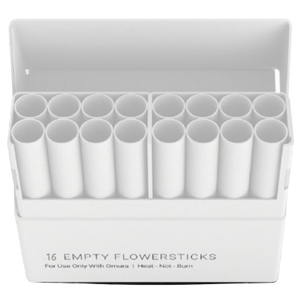 OMURA Leere Flowersticks für Vaporizer 16 Stück