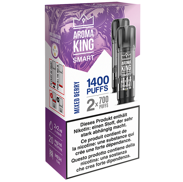 Aroma King SMART 2 Pods Mixed Berry 20mg