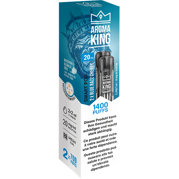 Aroma King SMART 2 Pods Blue Razz Cherry 20mg
