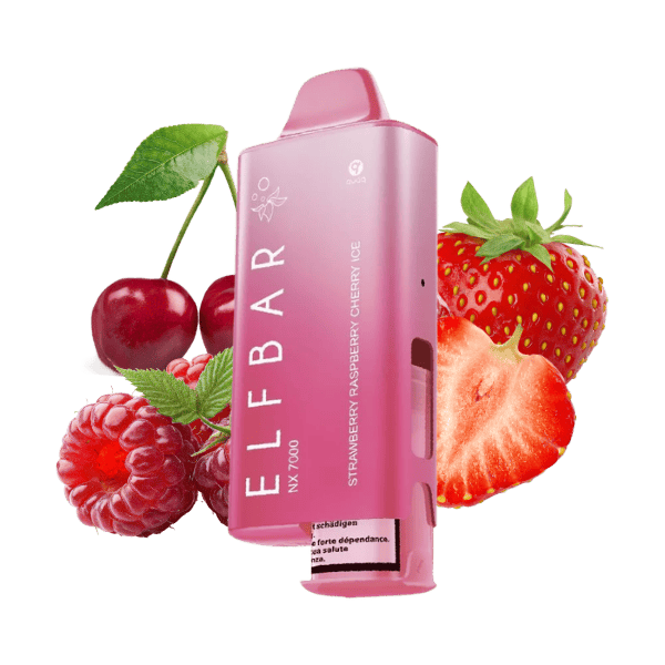 Elfbar NX7000 Starter Kit Strawberry Raspberry Cherry Ice 20mg