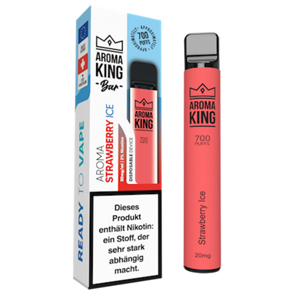 Aroma King Bar 700 Strawberry Ice 20mg