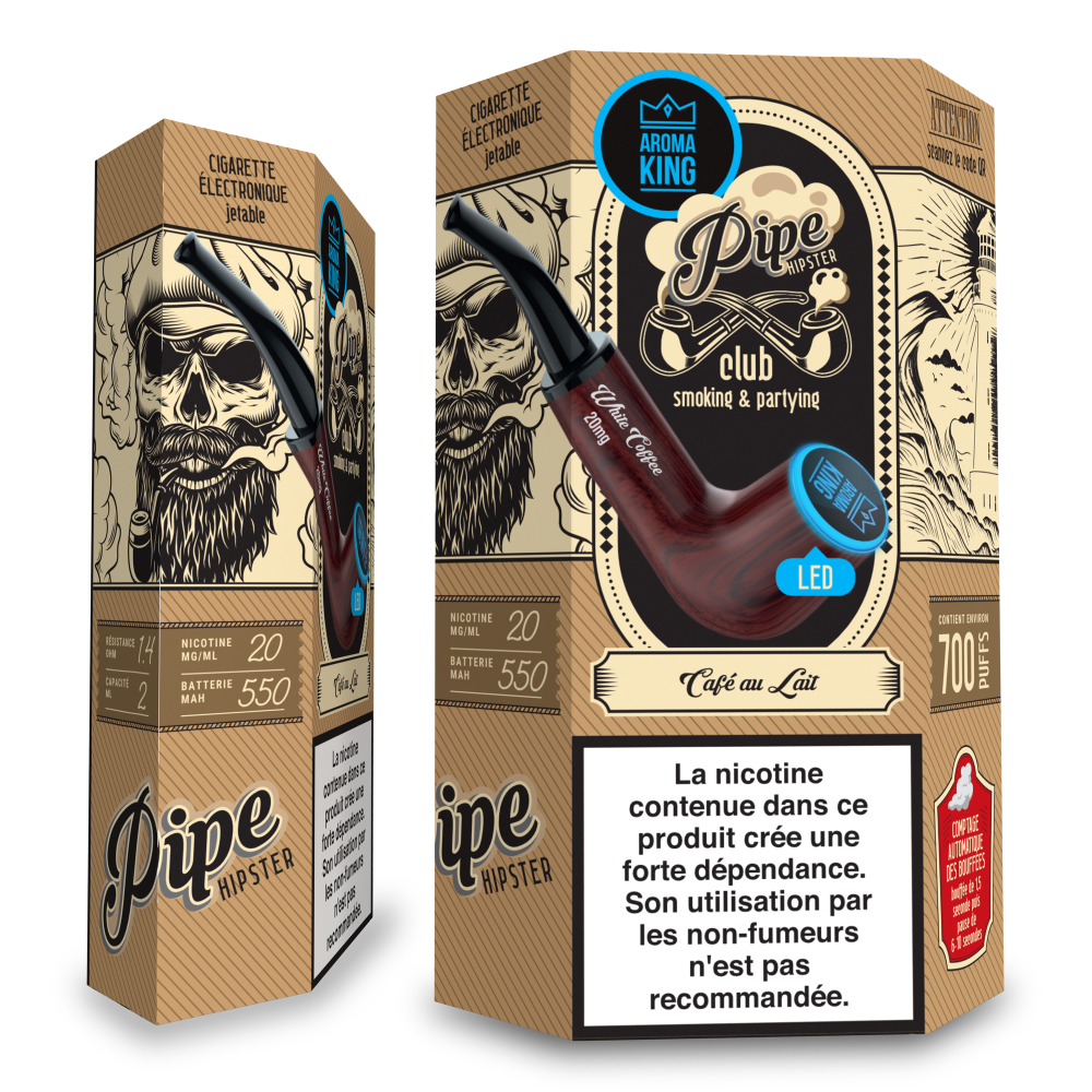 Aroma King Grandpa Pipe White Coffee 20mg