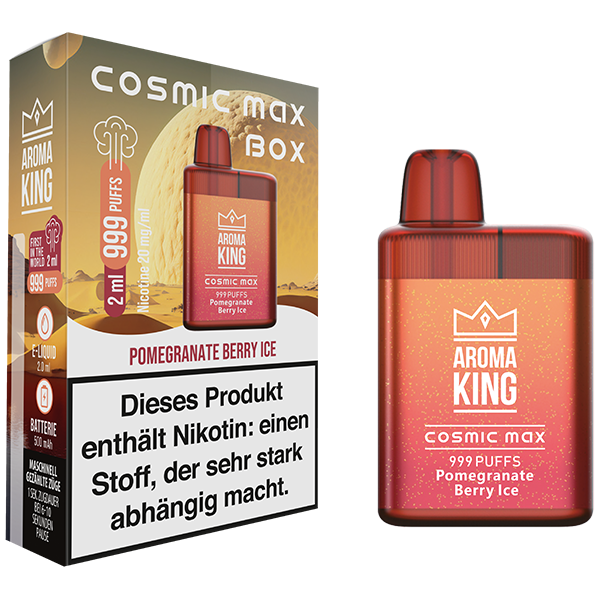 Aroma King Cosmic Max Box Pomegranate Berry Ice 20mg