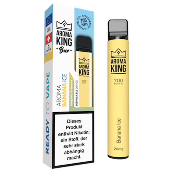 Aroma King Bar 700 Banana Ice 20mg