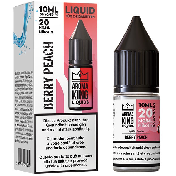 Aroma King Liquid 10 ml Berry Peach 20mg