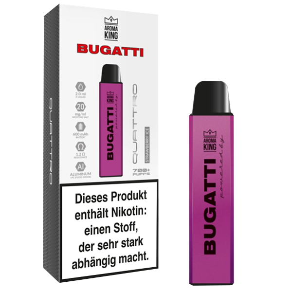 Aroma King Bugatti Quattro Strawberry Ice 20mg