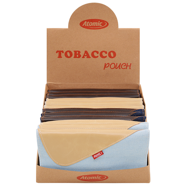 Tabakbeutel aus Jeans und Kunstleder