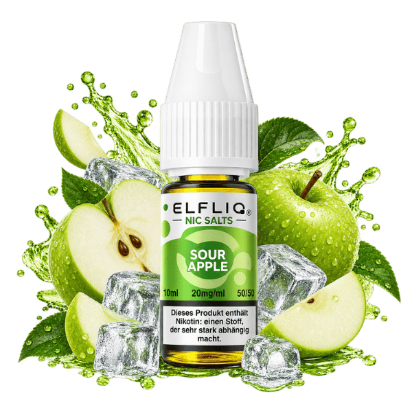Elfbar ElfLiq Sour Apple 10 ml 20mg